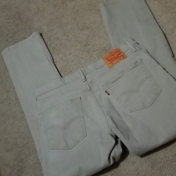 SOLD..NWOT Mens LEVI'S 511 Beige Jeans-36x32 - Picture 2 of 4